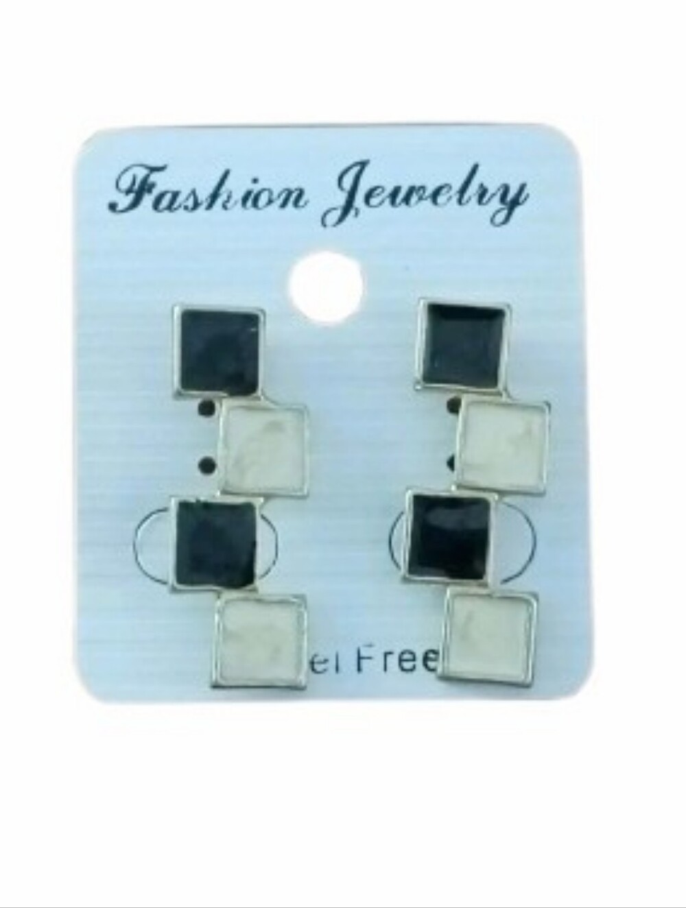 square drop earrings